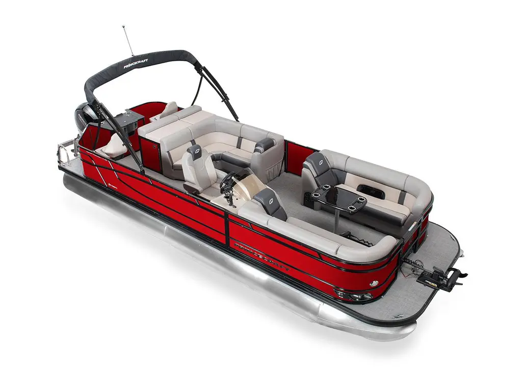 2026 Princecraft Sportfisher LX 25-2RS Ruby Red - Elegance Edition (Without Grey Metallic Accent)