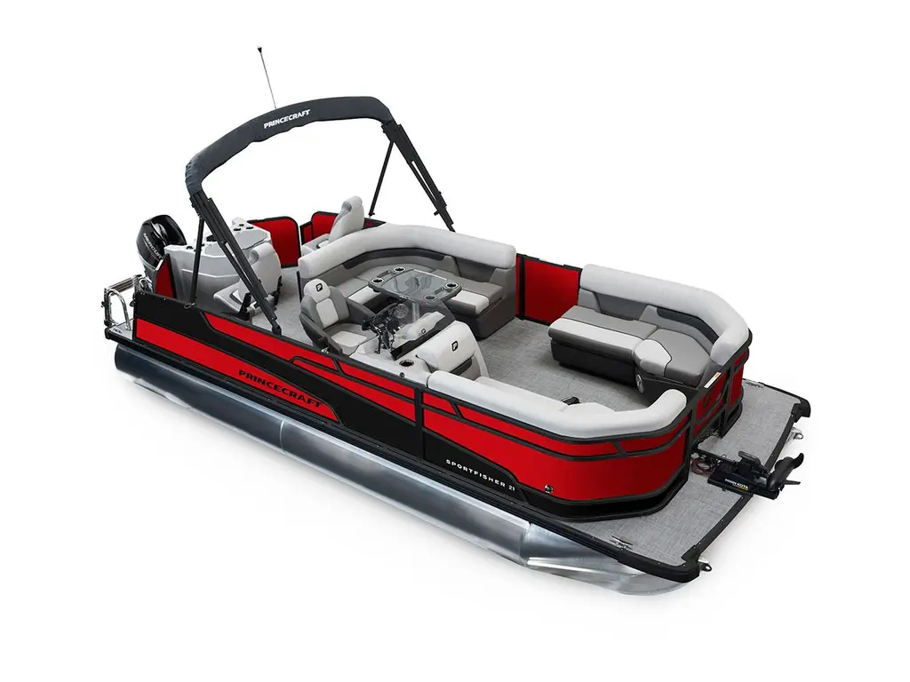 Princecraft Sportfisher 21-2RS Rouge Rubis - Édition Noire|Bande - Noir Mat 2026