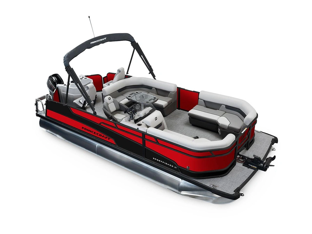 Princecraft Sportfisher 21-2RS Sportfisher 21-2RS Rouge Rubis - Édition Noire|Bande - Noir Mat 2026 alt