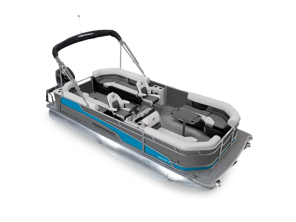 Princecraft Vectra® 21 QL Charbon - Bande - Bleu Laguna 2026