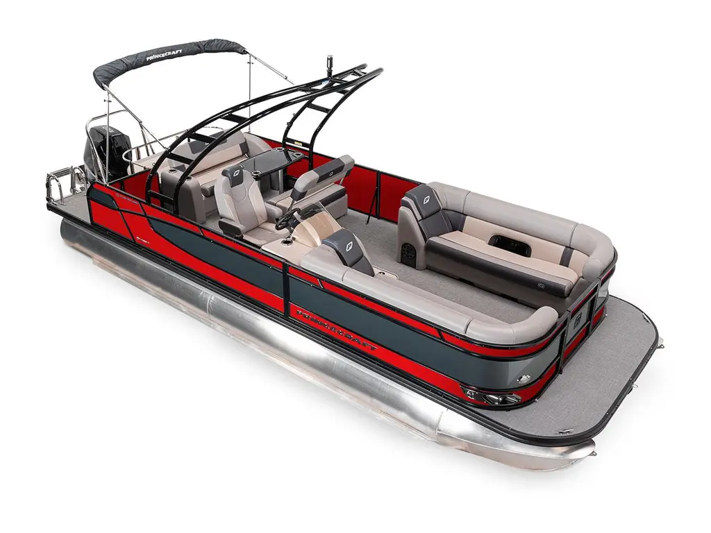 2026 Princecraft Quorum® 25 RL Ruby Red - Elegance Edition (With Grey Metallic Accent)