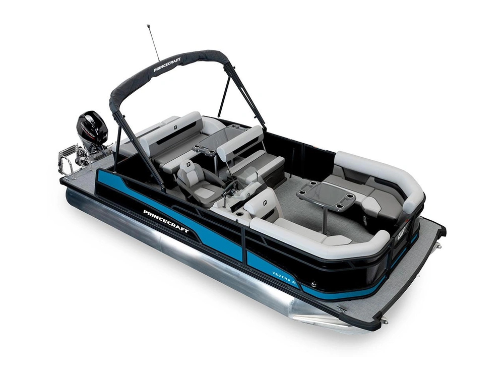 2026 Princecraft Vectra® 21 RL Vectra® 21 RL Black - Black Edition|Laguna Blue Strip alt
