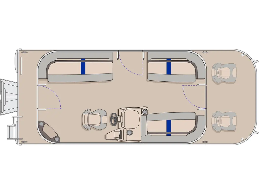 Princecraft Jazz 21-2S Noir - Ensemble Graphique Bleue Métallisée 2026