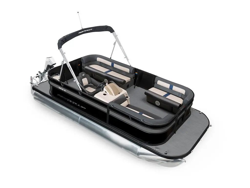 2026 Princecraft Brioe 19 Black – Black Edition|Blue Metallic Graphic Package