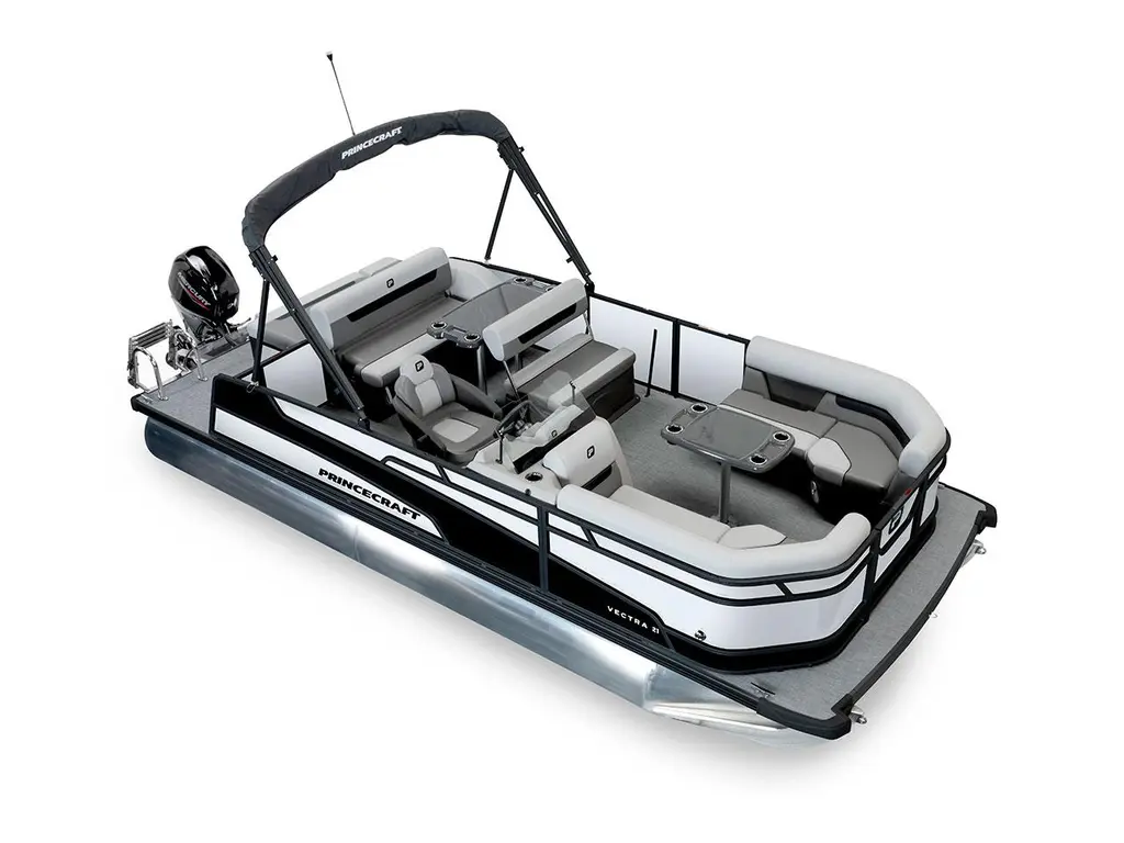 2026 Princecraft Vectra® 21 RL Pearl - Black Edition|Matte Black Strip