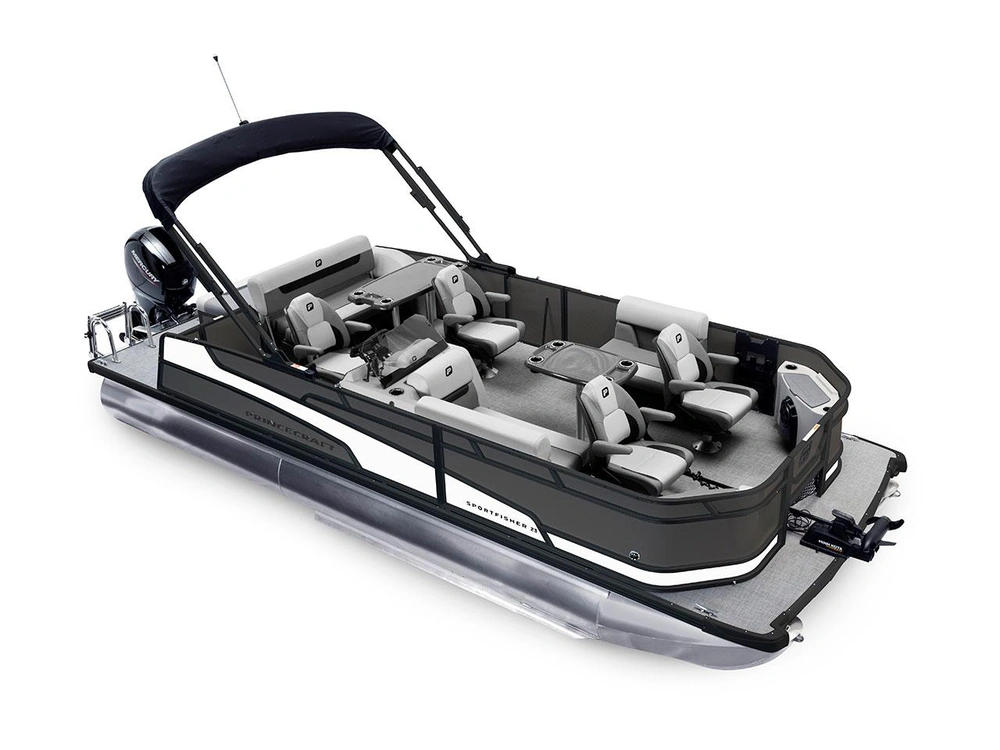 Princecraft Sportfisher 23-2S RL Sportfisher 23-2S RL Charbon - Édition Noire|Bande - Blanc Onyx 2026 alt