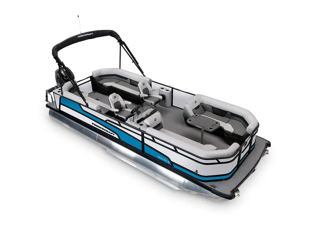 Princecraft Vectra® 23 QL Perle - Édition Noire|Bande - Bleu Laguna 2026