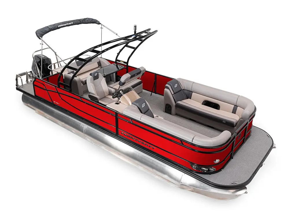 2026 Princecraft Quorum® 25 RL Ruby Red - Elegance Edition (Without Grey Metallic Accent)