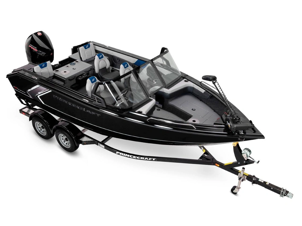 2026 Princecraft Platinum 190 R Platinum 190 R Platinum Metallic Grey (Blue Accent) - Without Edition alt