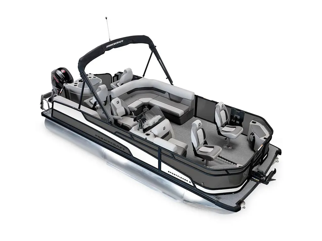 Princecraft Sportfisher 21-4S Charbon - Édition Noire|Bande - Blanc Onyx 2026