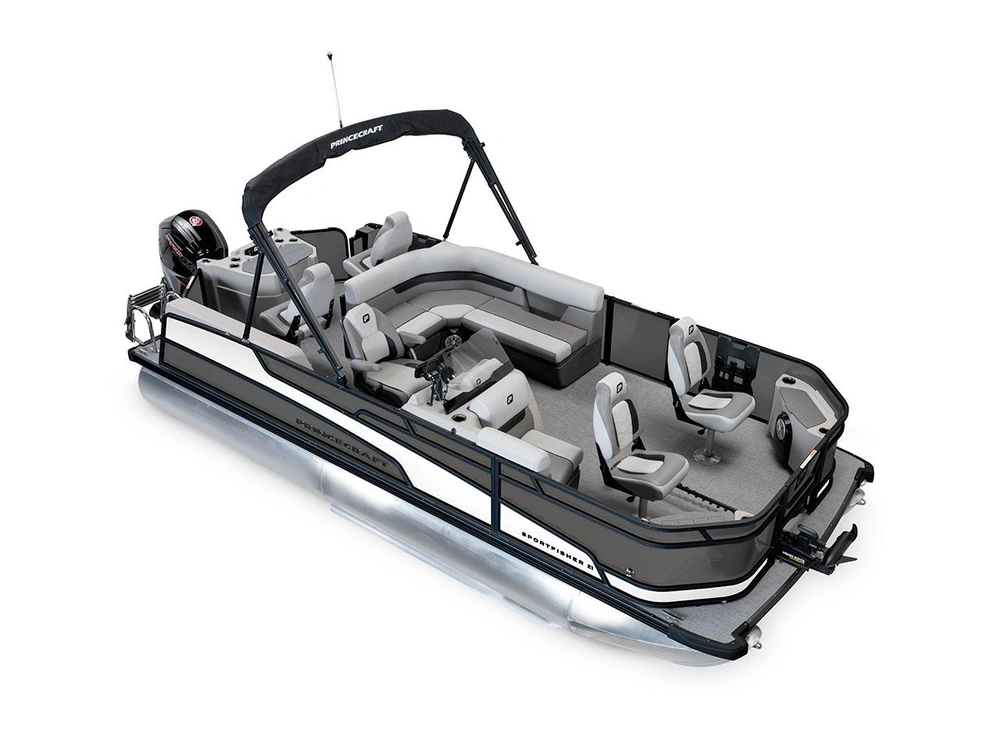 Princecraft Sportfisher 21-4S Sportfisher 21-4S Charbon - Édition Noire|Bande - Blanc Onyx 2026 alt