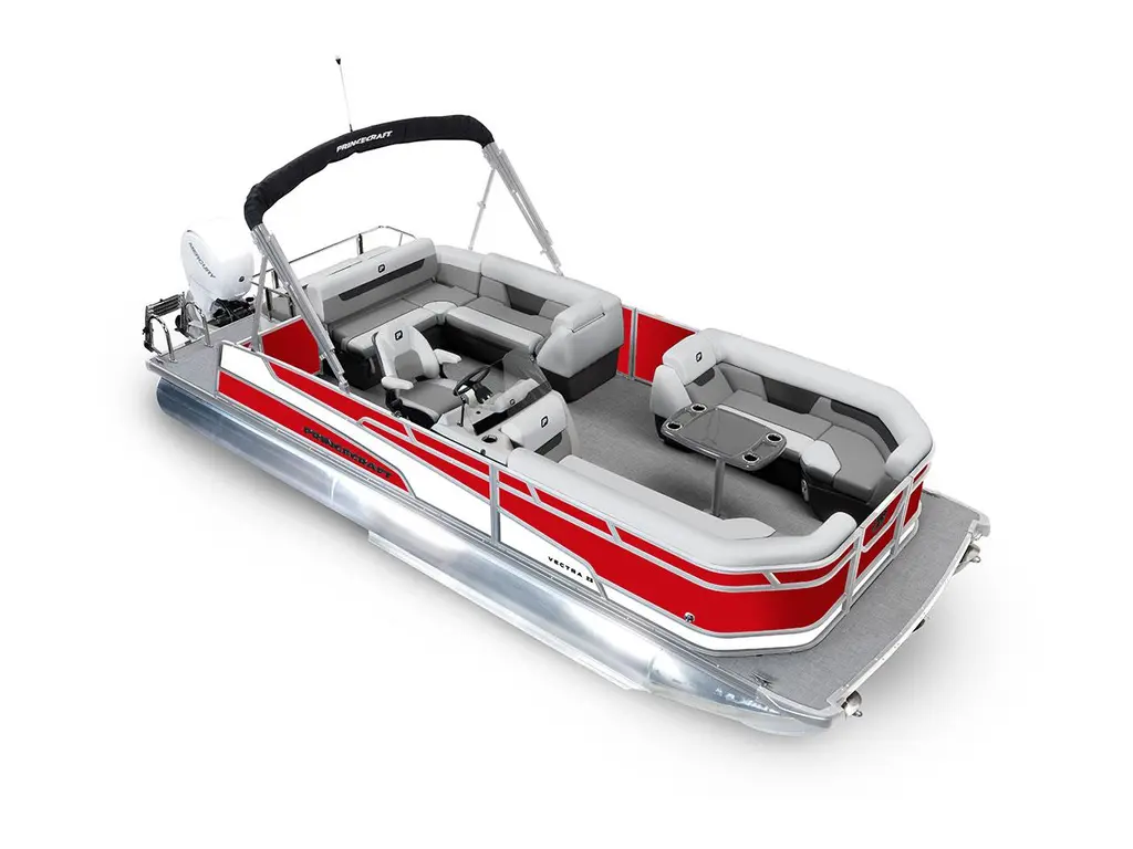 Princecraft Vectra® 23 RL Rouge Rubis - Bande - Blanc Onyx 2026