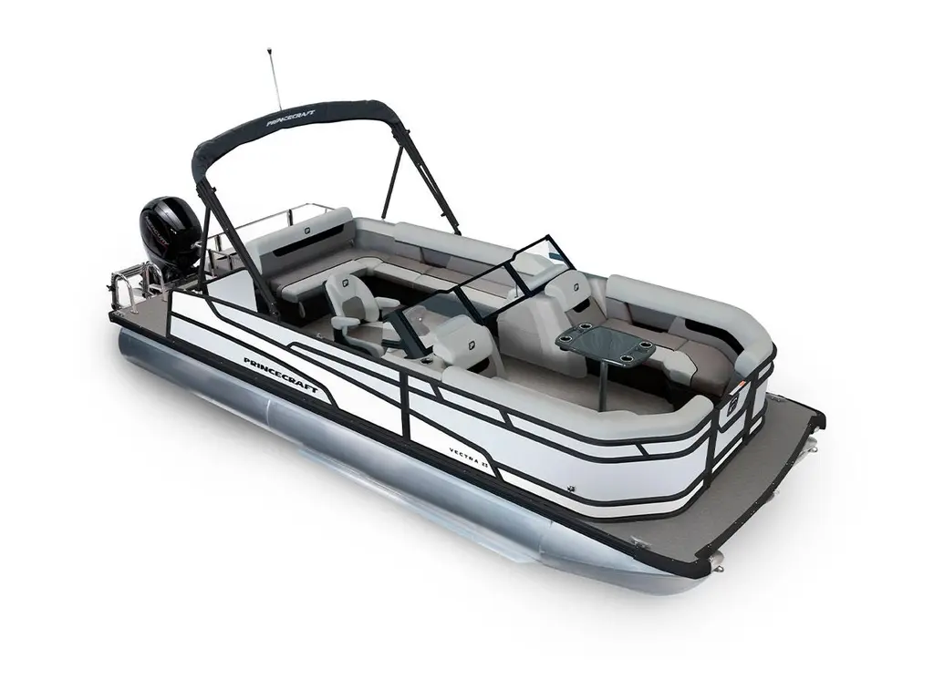 2026 Princecraft Vectra® 23 WRL Pearl - Black Edition|Onyx White Strip