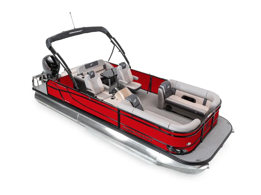 2026 Princecraft Quorum® 23 RL Ruby Red - Elegance Edition (Without Grey Metallic Accent)