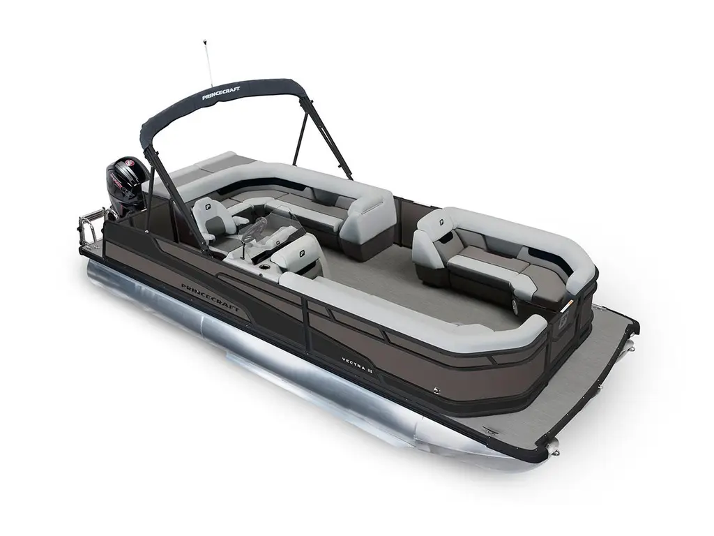 2026 Princecraft Vectra® 23 L Charcoal - Black Edition|Matte Black Strip