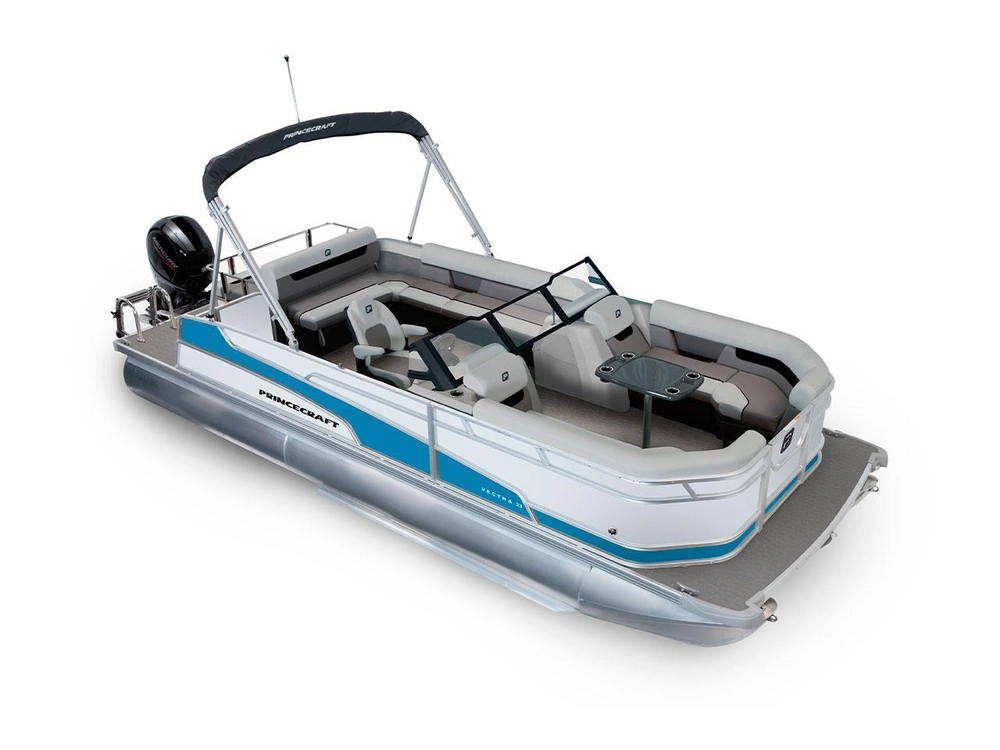 2026 Princecraft Vectra® 23 WRL Vectra® 23 WRL Pearl - Laguna Blue Strip alt