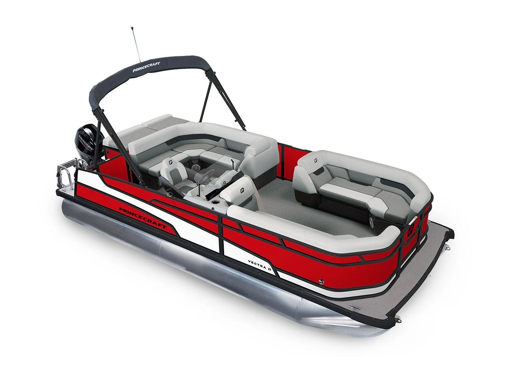2026 Princecraft Vectra® 21 L Vectra® 21 L Ruby Red - Black Edition|Onyx White Strip alt