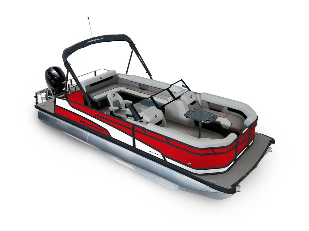 Princecraft Vectra® 23 WRL Vectra® 23 WRL Rouge Rubis - Édition Noire|Bande - Blanc Onyx 2026 alt