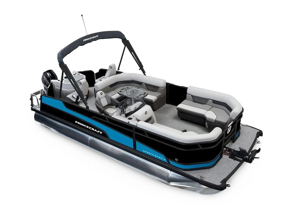 2026 Princecraft Sportfisher 21-2RS Sportfisher 21-2RS Black - Black Edition|Laguna Blue Strip alt