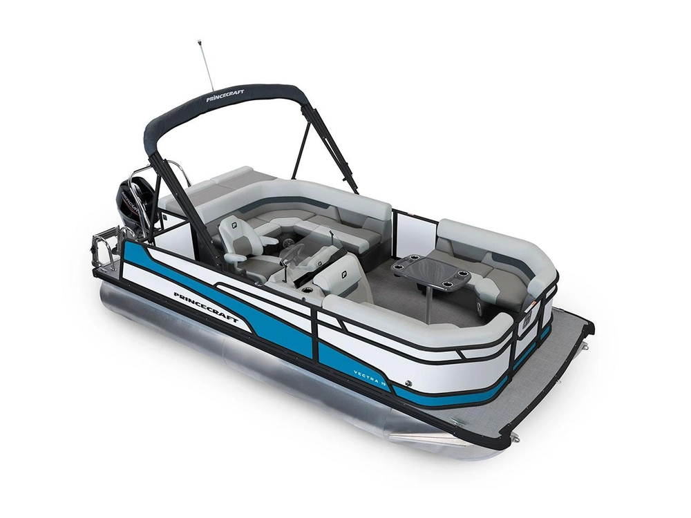 Princecraft Vectra® 19 L Vectra® 19 L Perle - Édition Noire|Bande - Bleu Laguna 2026 alt