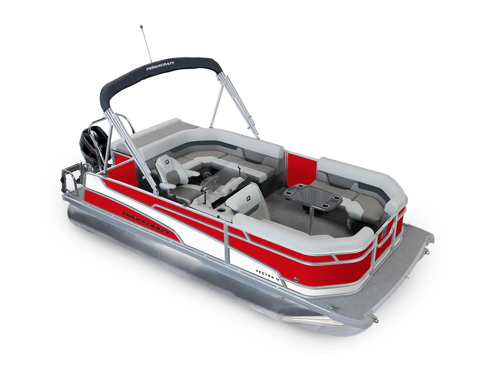 2026 Princecraft Vectra® 19 L Vectra® 19 L Ruby Red - Onyx White Strip alt