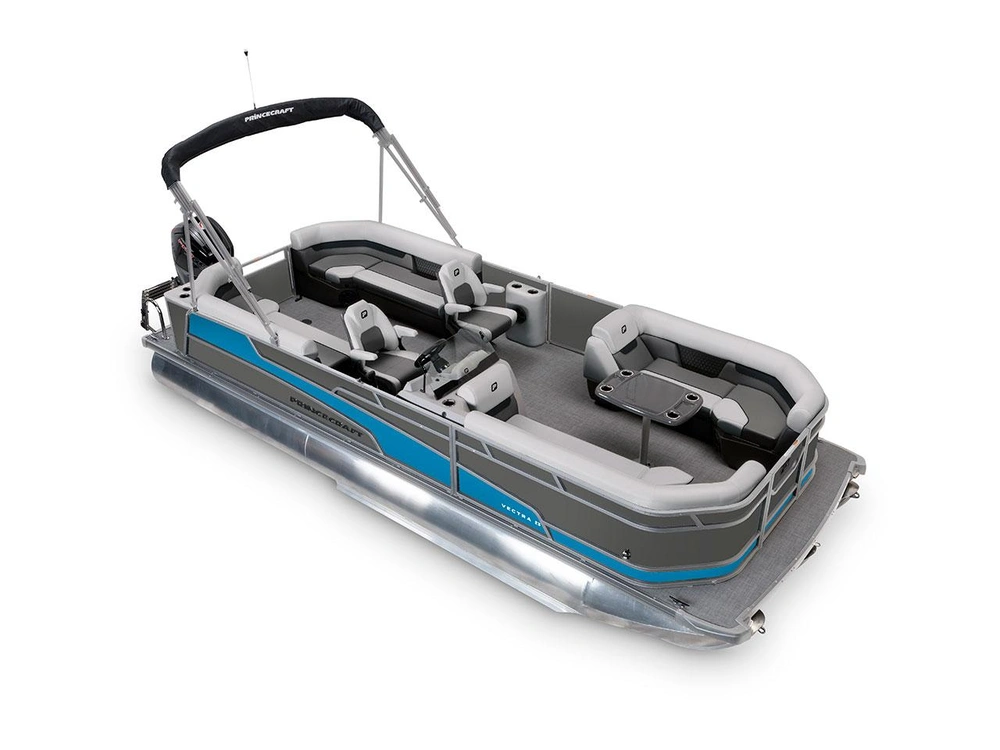 2026 Princecraft Vectra® 23 QL Vectra® 23 QL Charcoal - Laguna Blue Strip alt