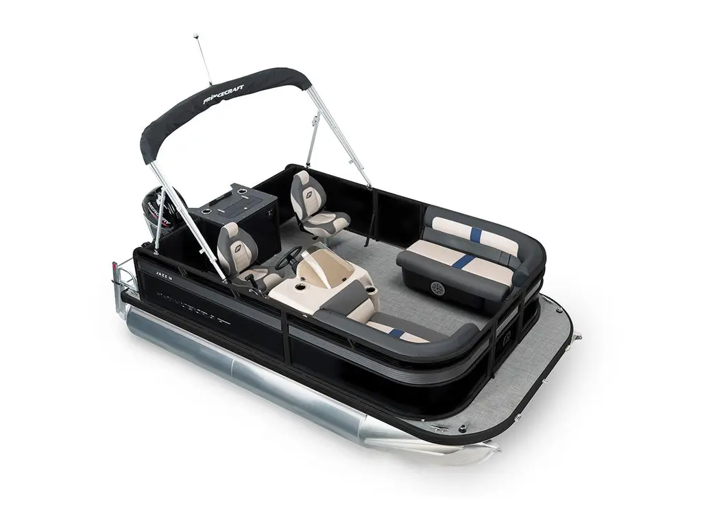 2026 Princecraft Jazz 14-2RS Black - Black Edition|Blue Metallic Graphic Package