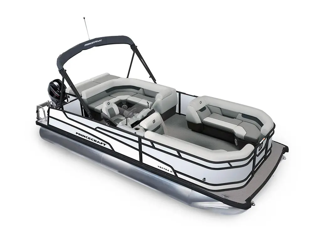 2026 Princecraft Vectra® 21 L Pearl - Black Edition|Onyx White Strip