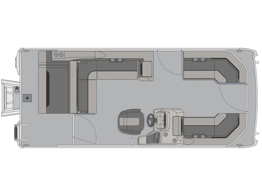 Princecraft Vectra® 21 RL Charbon - Édition Noire|Bande - Noir Mat 2026