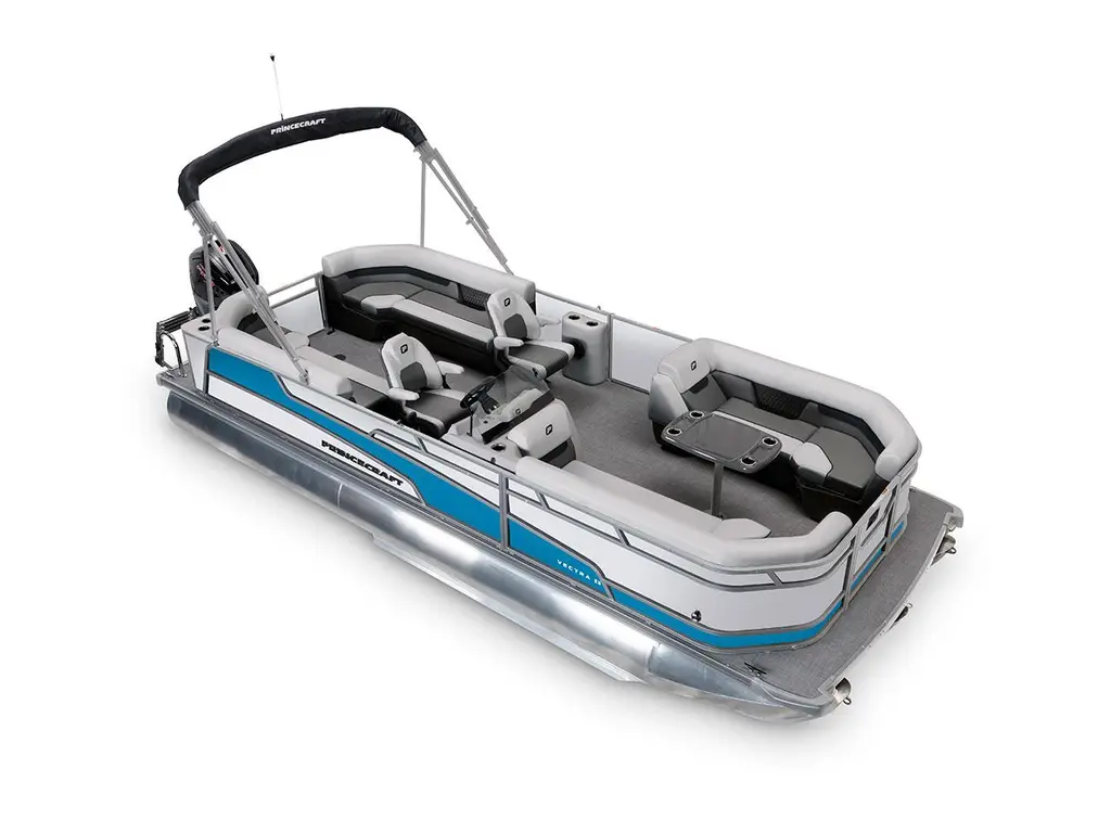 2026 Princecraft Vectra® 23 QL Pearl - Laguna Blue Strip