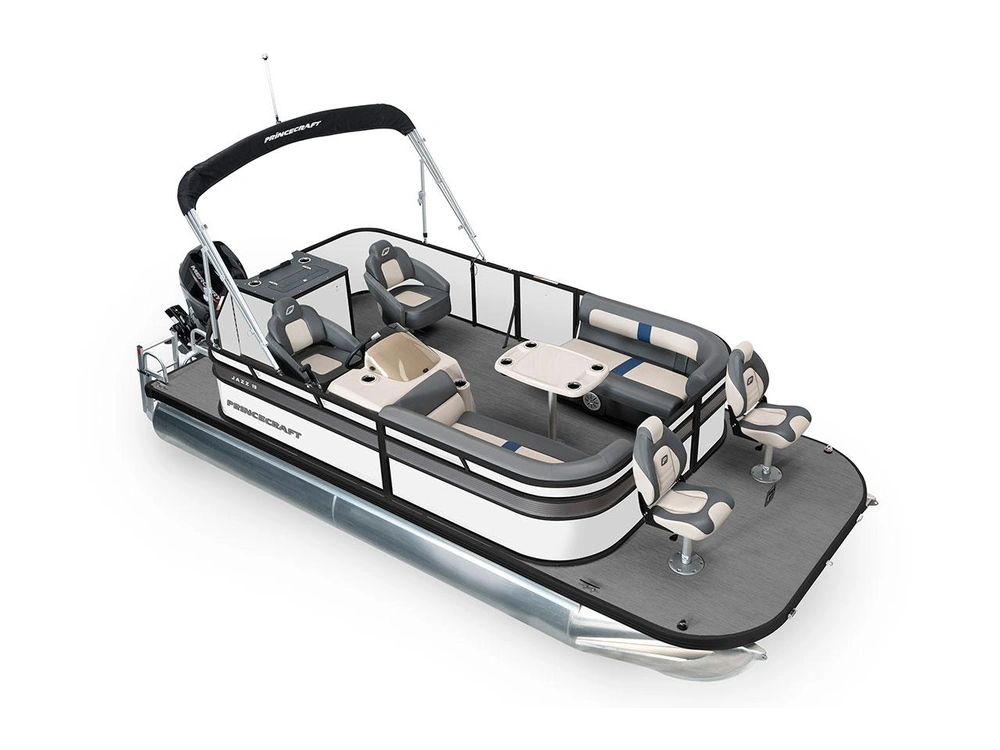 2026 Princecraft Jazz 19-4S Jazz 19-4S Pearl - Black Edition|Blue Metallic Graphic Package alt