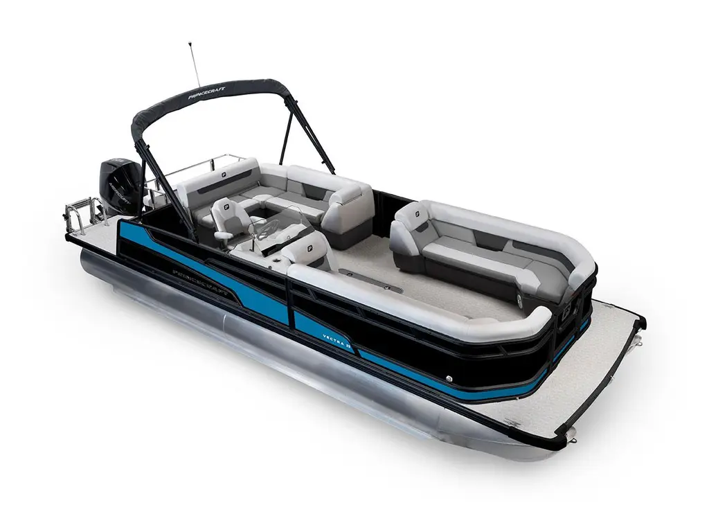 Princecraft Vectra® 25 RL Noir - Édition Noire|Bande - Bleu Laguna 2026