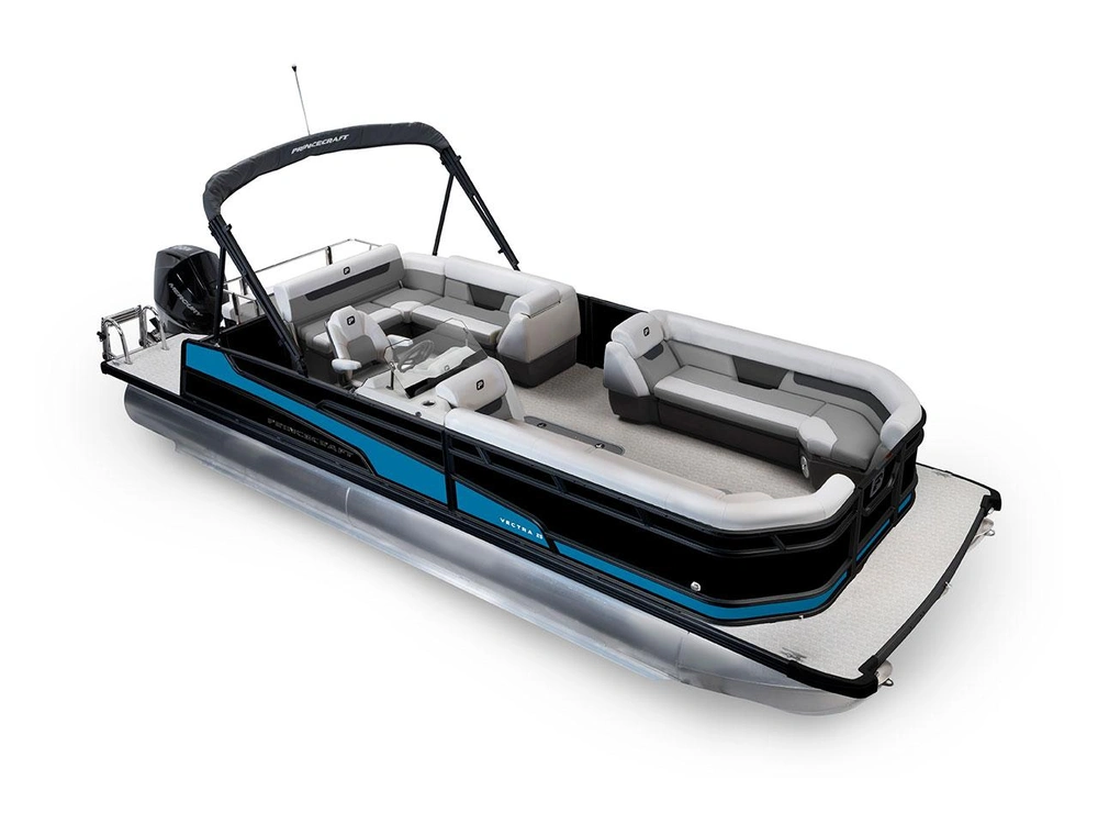 2026 Princecraft Vectra® 25 RL Vectra® 25 RL Black - Black Edition|Laguna Blue Strip alt