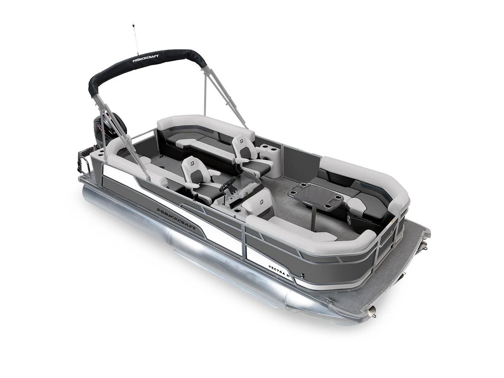 2026 Princecraft Vectra® 21 QL Vectra® 21 QL Charcoal - Onyx White Strip alt