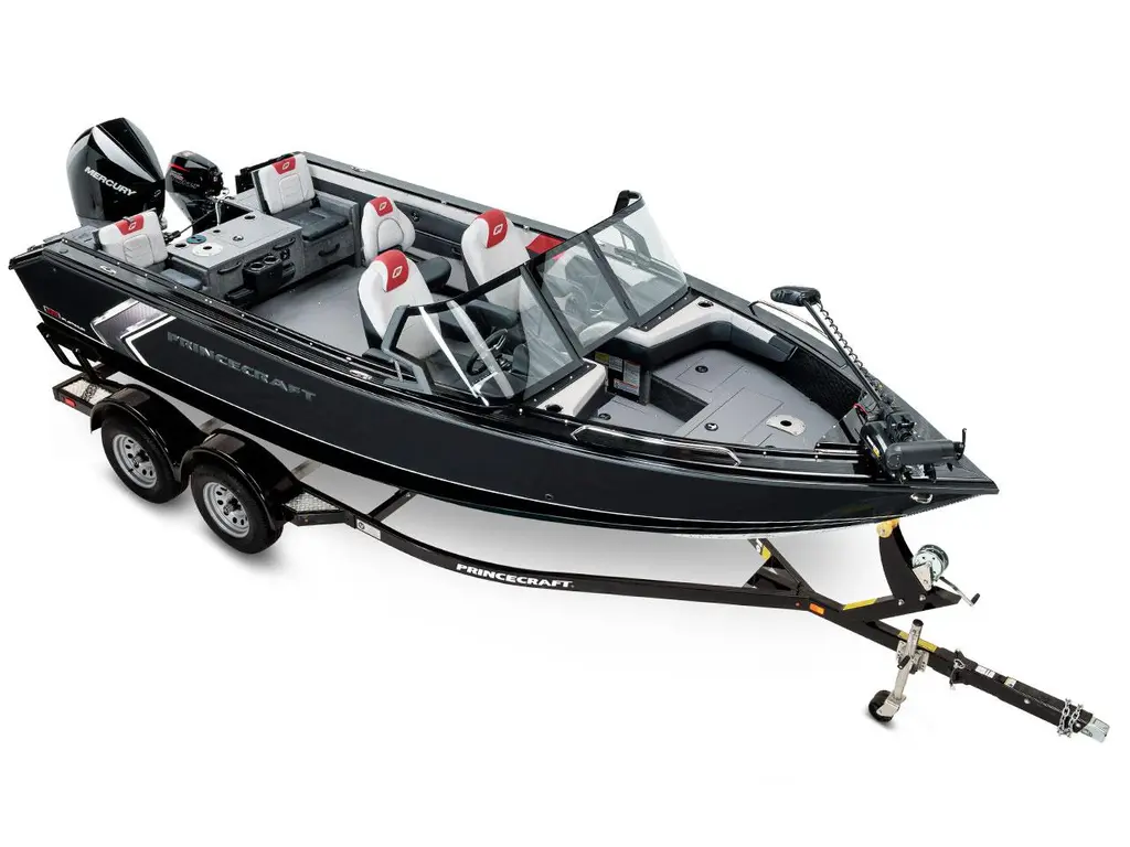 2026 Princecraft Platinum 220 R Platinum Metallic Grey (Red Accent) - Without Edition