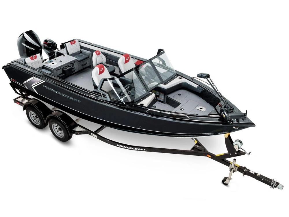 2026 Princecraft Platinum 220 R Platinum 220 R Platinum Metallic Grey (Red Accent) - Without Edition alt