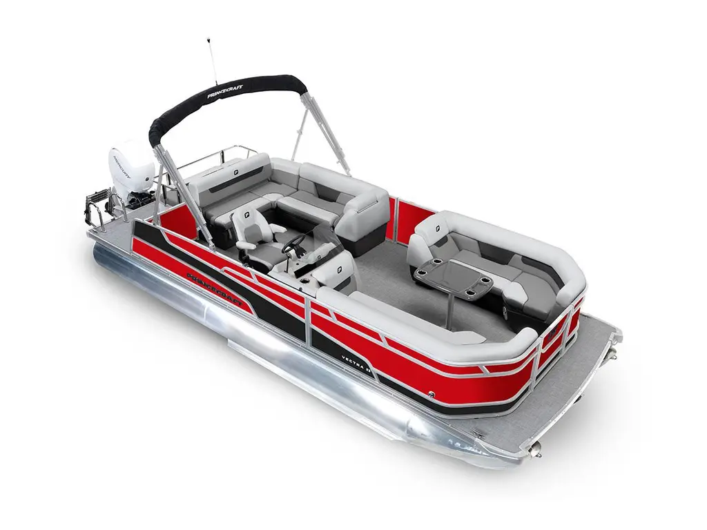 Princecraft Vectra® 23 RL Rouge Rubis - Bande - Noir Mat 2026