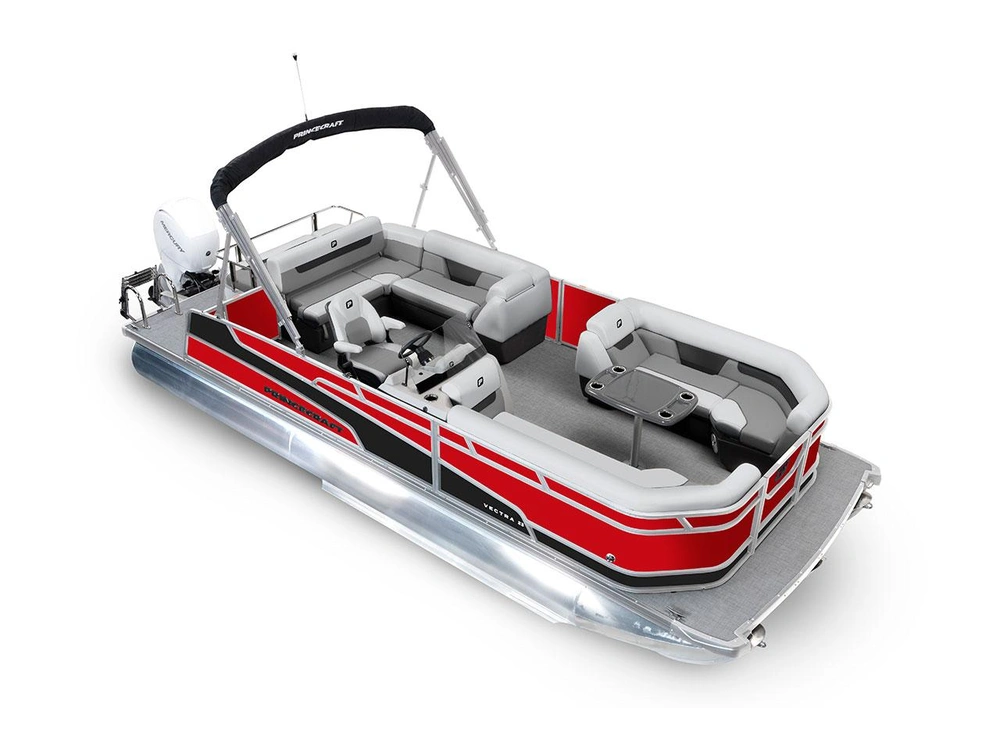 2026 Princecraft Vectra® 23 RL Vectra® 23 RL Ruby Red - Matte Black Strip alt