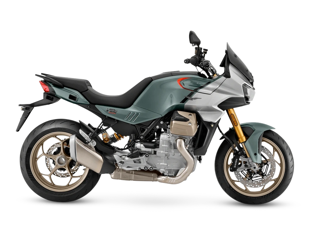 2026 Moto Guzzi V100 Mandello V100 Mandello S Verde Ghiaccio alt