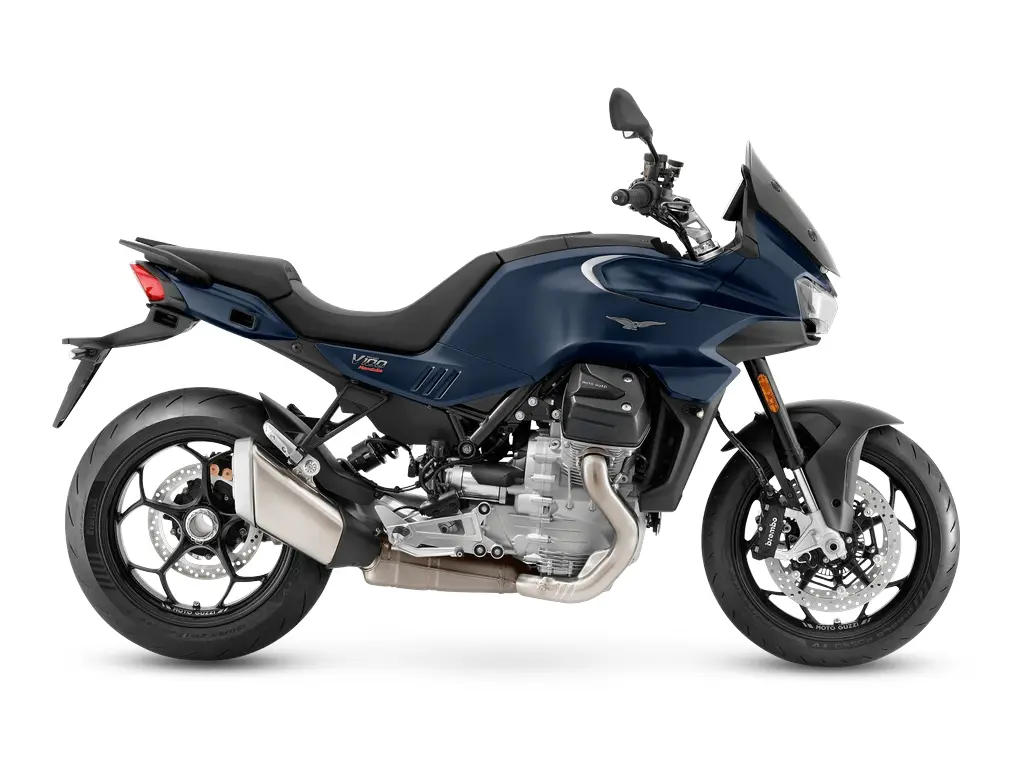 Moto Guzzi V100 Mandello Blu oceano 2026