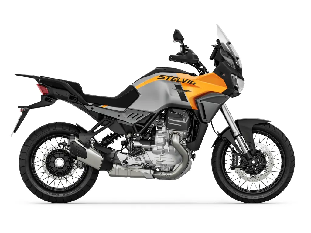Moto Guzzi Stelvio PFF Rider Assistance Solution Giallo Savana 2026