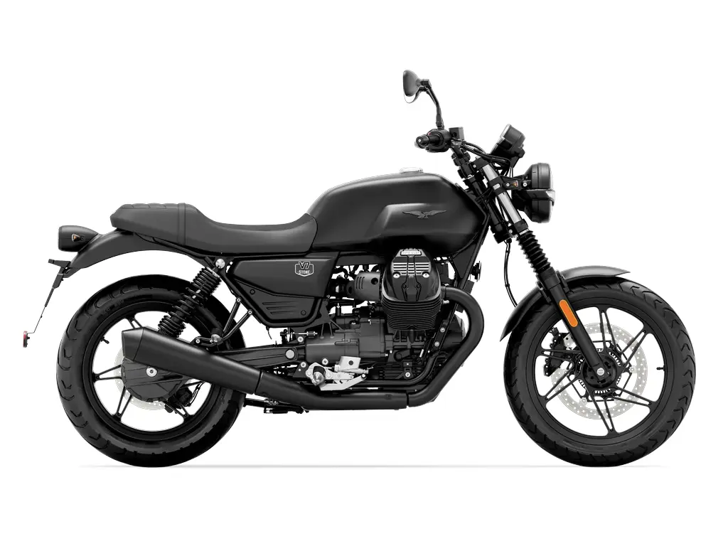 Moto Guzzi V7 Stone Nero Ruvido 2026