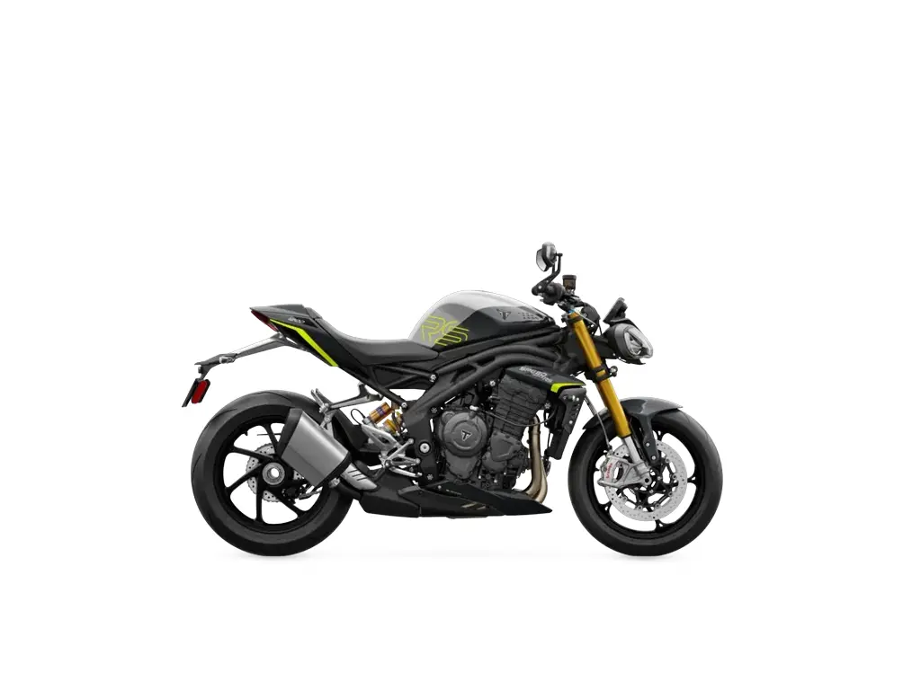 2025 Triumph Speed Triple 1200 RS Granite / Triumph Performance Yellow