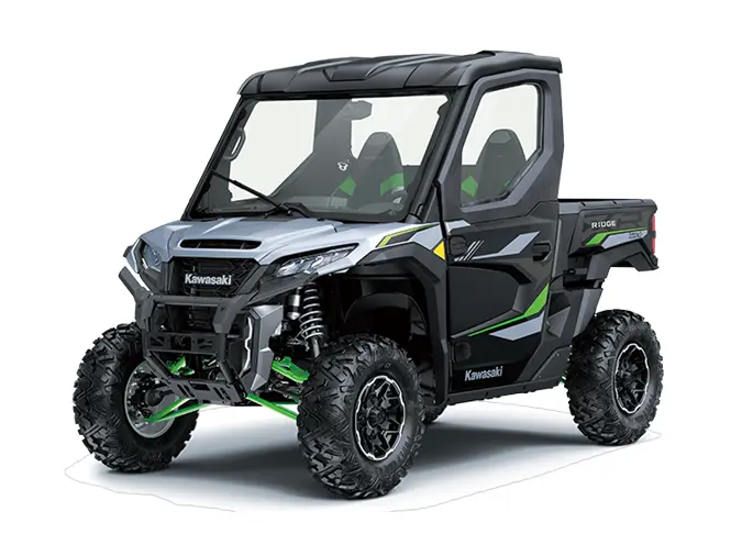 2025 Kawasaki RIDGE XR HVAC Ice Gray