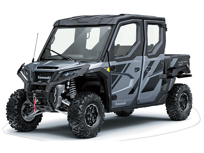 2025 Kawasaki RIDGE XR CREW LIMITED HVAC RIDGE XR CREW LIMITED HVAC Metallic Bluish Gray alt