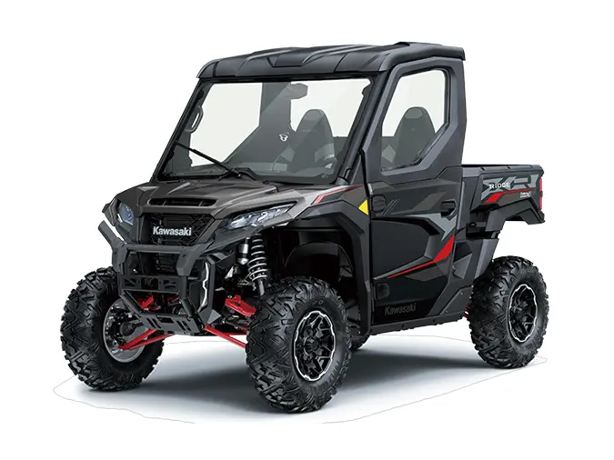 2025 Kawasaki RIDGE XR HVAC Metallic Graystone