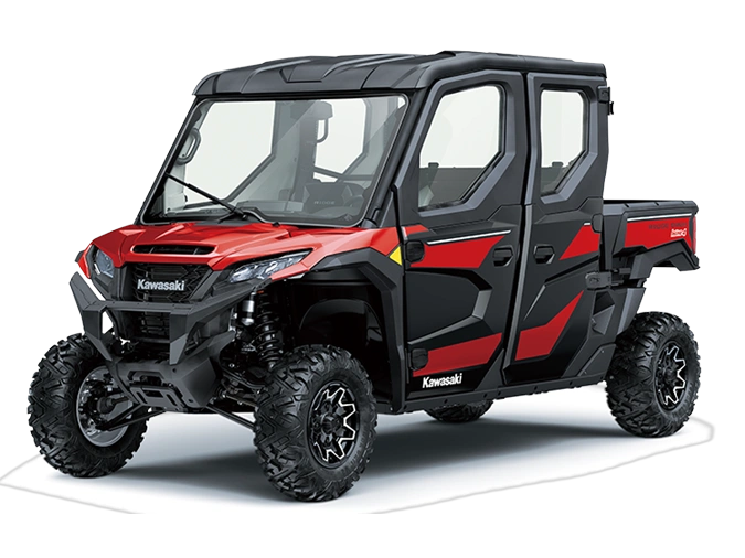 2025 Kawasaki RIDGE CREW HVAC RIDGE CREW HVAC Candy Persimmon Red alt