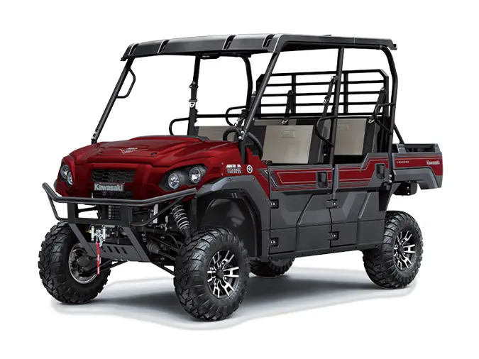 2025 Kawasaki MULE PRO-FXT 1000 LE RANCH EDITION Metallic Deep Red