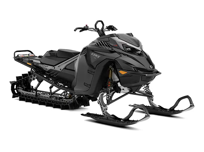 2026 Lynx Shredder DS 850 E-TEC Turbo R Hot Chili Metallic / Black