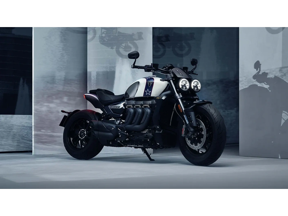 2025 Triumph Rocket 3 R Evel Knievel Limited Edition Rocket 3 R Evel Knievel Limited Edition Pure White alt